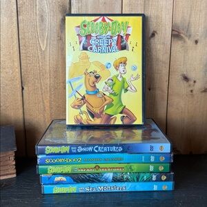 Scooby-Doo NWT 6 Pc. Various Misc. Movie/Series Kids DVD Set